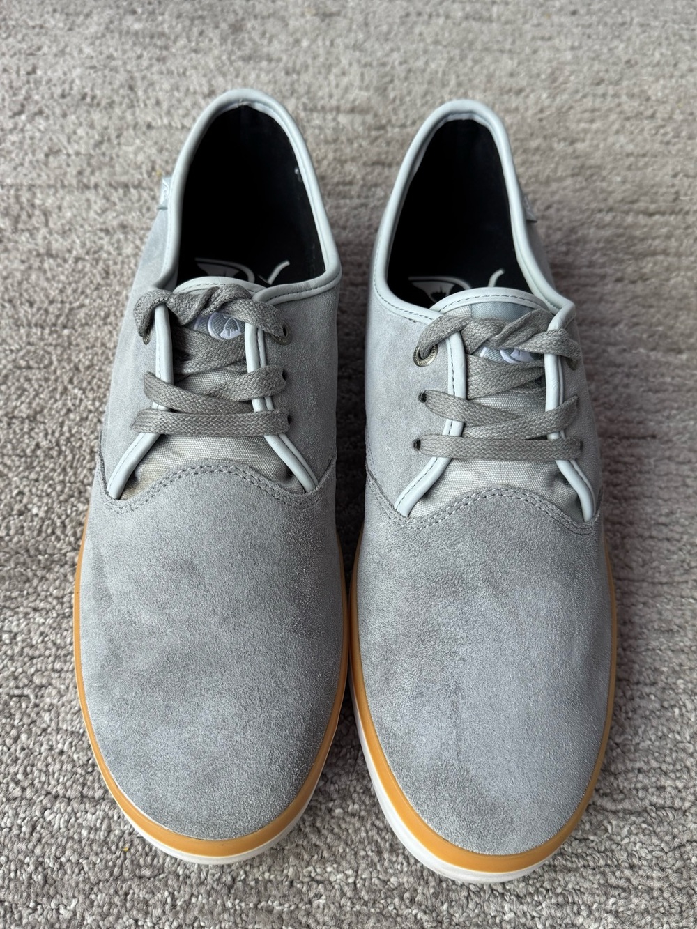 Quiksilver Men's Grey Suede Low Top Sneakers Size 10 - Picture 5 of 8